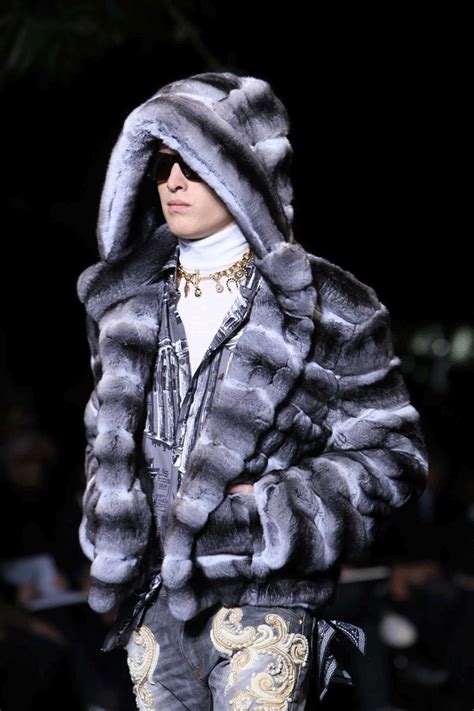 versace fur coats